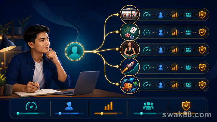 Choosing between online casino game formats